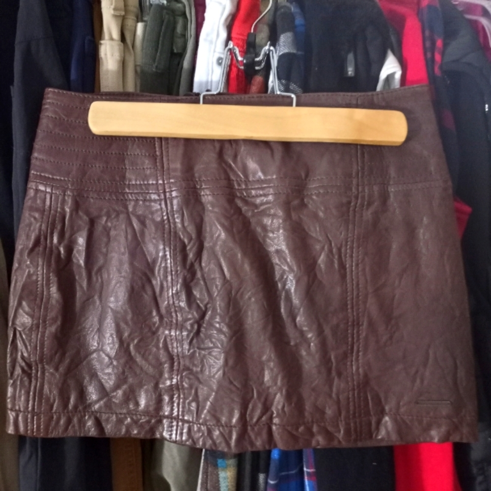 Abercrombie and Fitch Leather Mini